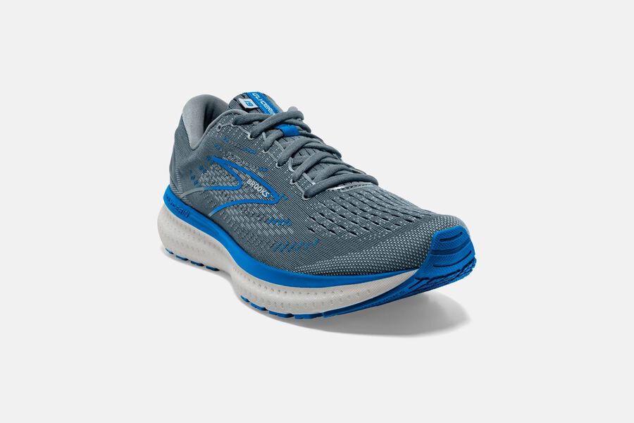 Brooks Glycerin 19 Road Löparskor Herr - Grå/Blå - 5046-BKSCY